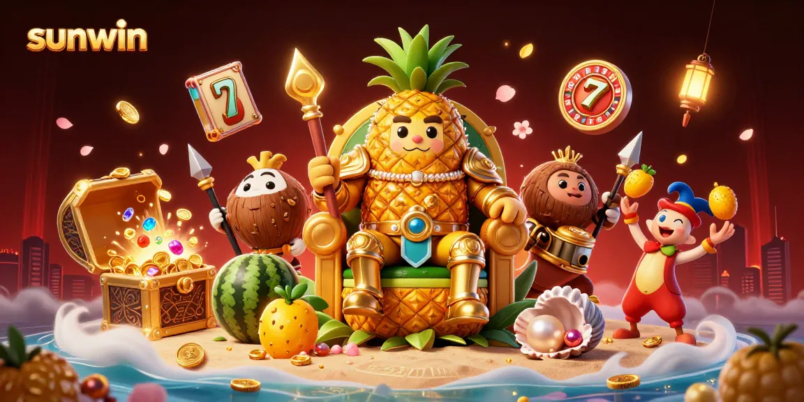 Experience thrilling wins at sunwin with a vibrant beach casino scene showcasing dynamic gaming elements.
