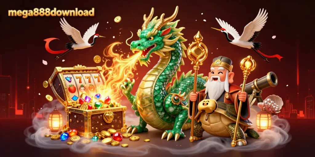 Engage with mega888download's vibrant gaming universe, featuring unique characters and dynamic elements.