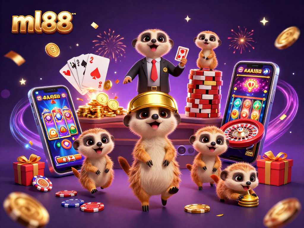Experience immersive gameplay at ml88 with exciting casino action and dynamic meerkat characters.