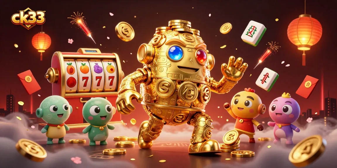 Experience thrilling casino action with ck33's golden golem and vibrant slot games.