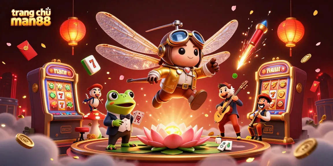 Engage in exciting gameplay at trang chủ man88 with lively characters and vibrant casino elements.