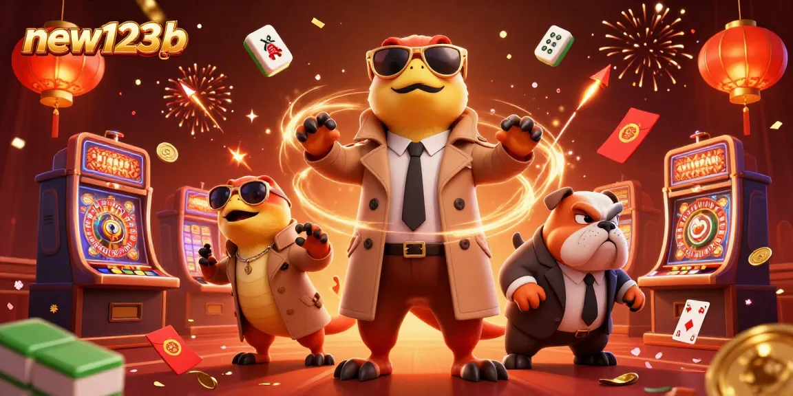 Play and win at new123b with cartoon raptors entering a VIP casino lounge intriguing the bouncer.