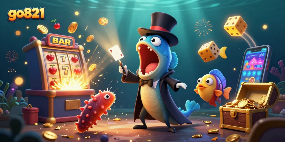 Experience the vibrant thrills of go821 as animated sea creatures light up the casino with dazzling games and jackpots.